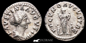 Faustina II  Silver Denarius 3,40 g. 18 mm. Rome 161-176 A.D. EF