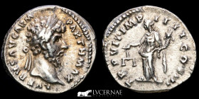 Lucius Verus silver Denarius 3,57 g., 20 mm. Rome 167 Good very fine