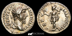 Lucius Verus  Silver Denarius 3,05 g 18 mm. Rome 164-165 AD Good very fine (MBC+)