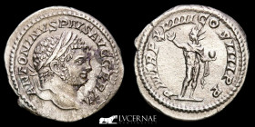 Caracalla 211-217 Silver Denarius 2,79 g 20 mm Rome 215 Extremely fine