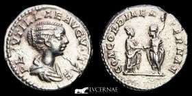 Plautilla Silver Denarius 3,42 g., 18 mm.  Rome 202-205 A.D. nEF.