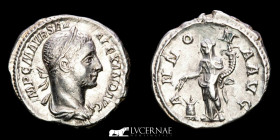 Severus Alexander 222-235 A.D. Silver Denarius 3.78 g., 19 mm. Rome 222-228 AD. Extremely fine