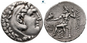 Kings of Macedon. Aspendos. Alexander III "the Great" 336-323 BC. Dated CY 17 (Circa 196/5). Tetradrachm AR