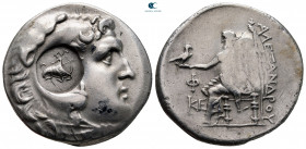 Kings of Macedon. Phaselis. Alexander III "the Great" 336-323 BC. Dated CY 25 194-193 BC. Tetradrachm AR
