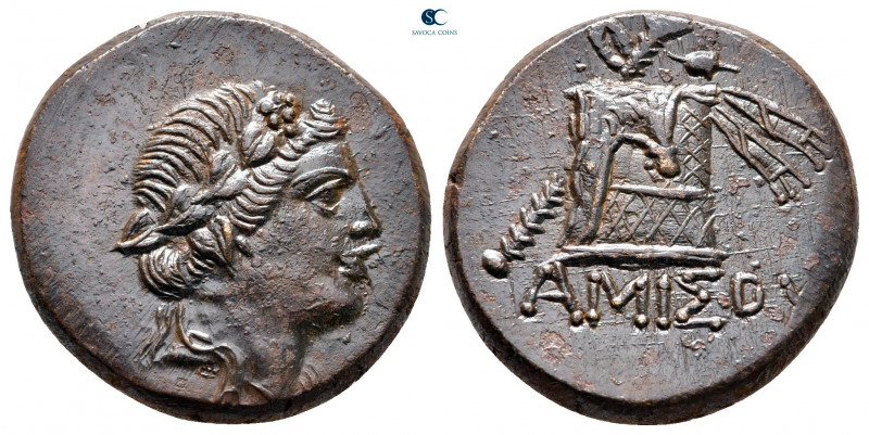 Pontos. Amisos. Time of Mithradates VI Eupator 120-63 BC. 
Bronze Æ

22 mm, 8...
