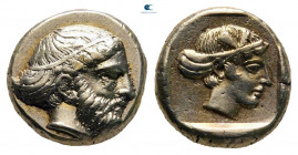 Lesbos. Mytilene circa 454-418 BC. Sixth Stater or Hekte EL