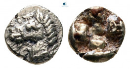 Ionia. Uncertain mint circa 550-525 BC. Myshemihekte - 1/24 Stater EL