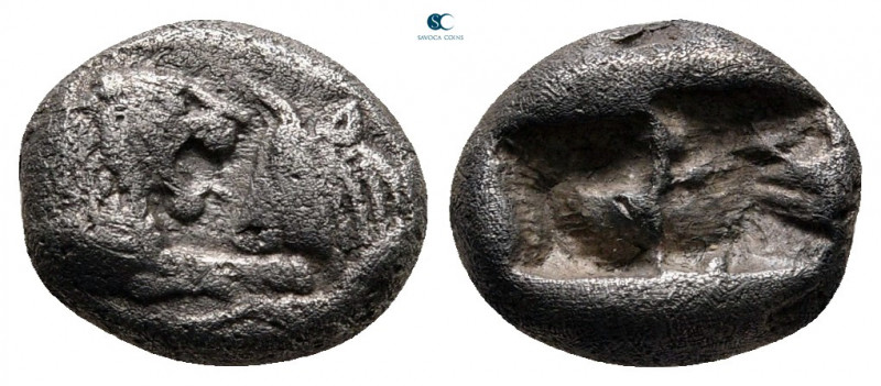 Kings of Lydia. Sardeis. Kroisos 560-546 BC. 
1/6 Siglos AR

11 mm, 1,68 g
...