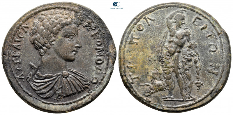 Lydia. Tripolis. Commodus, as Caesar AD 166-177. 
Bronze Æ

37 mm, 23,53 g
...