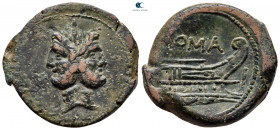 Anonymous 91 BC. Rome. As Æ