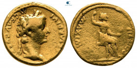 Tiberius AD 14-37. Lugdunum (Lyon). Aureus AV