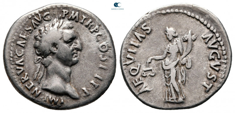 Nerva AD 96-98. Struck AD 97. Rome
Denarius AR

20 mm, 3,20 g

IMP NERVA CA...