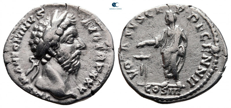 Marcus Aurelius AD 161-180. Rome
Denarius AR

19 mm, 3,36 g

IMP M ANTONINV...