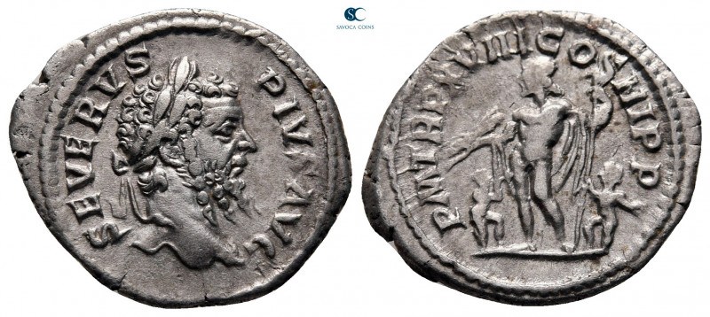 Septimius Severus AD 193-211. Rome
Denarius AR

21 mm, 2,56 g

SEVERVS PIVS...
