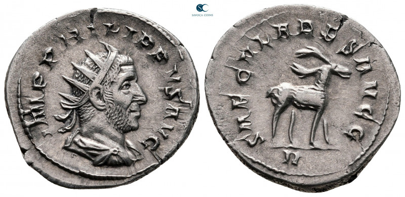 Philip I Arab AD 244-249. Rome
Antoninianus AR

24 mm, 3,60 g

IMP PHILIPPV...