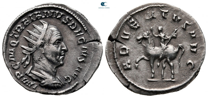 Trajan Decius AD 249-251. Rome
Antoninianus AR

23 mm, 3,76 g

IMP C M Q TR...