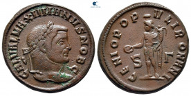 Galerius Maximianus, as Caesar AD 293-305. Siscia. Follis Æ