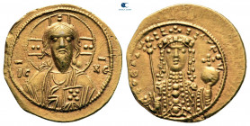 Theodora AD 1055-1056. Constantinople. Tetarteron Nomisma AV