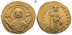Michael VI Stratioticus AD 1056-1057. Constantinople. Tetarteron Nomisma AV