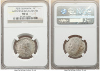 Brandenburg-Bayreuth. Friedrich 1/6 Taler 1757-B MS63 NGC, Bayreuth mint, KM213. Fully choice and heavily satin, just the lightest scattering of hayma...