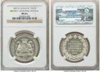 Bremen. Free City Taler 1865-B MS65 NGC, KM248. Frosty motifs and glossy fields, worthy of a Prooflike designation. 

HID09801242017

© 2022 Heritage ...