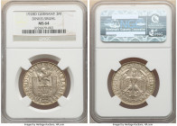 Weimar Republic "Dinkelsbuhl" 3 Mark 1928-D MS64 NGC, Munich mint, KM59. Commemorating the 1000th Anniversary of the founding of Dinkelsbuhl. 

HID098...