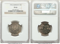 Federal Republic Proof 2 Mark 1951-J PR65 NGC, Hamburg mint, KM111. Mintage: 180. An incredibly elusive Proof, surpassed by only a small cluster of MS...