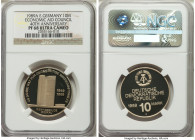 Democratic Republic Proof 10 Mark 1989-A PR68 Ultra Cameo NGC, KM126. Economic Aid Council 40th Anniversary. Glossy, with a light tone. 

HID098012420...