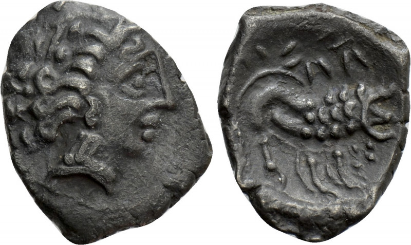 WESTERN EUROPE. Gaul. Insubres. Drachm (1st century BC). Imitating Massalia. 
...