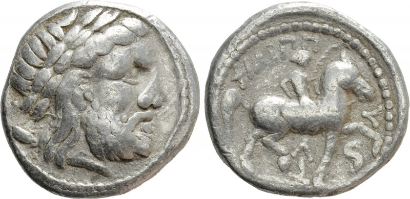 EASTERN EUROPE. Imitations of Philip II of Macedon (2nd-1st centuries BC). Tetra...