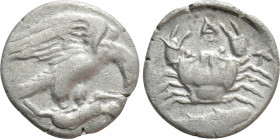 SICILY. Akragas. Hemidrachm (Circa 420-410 BC)
