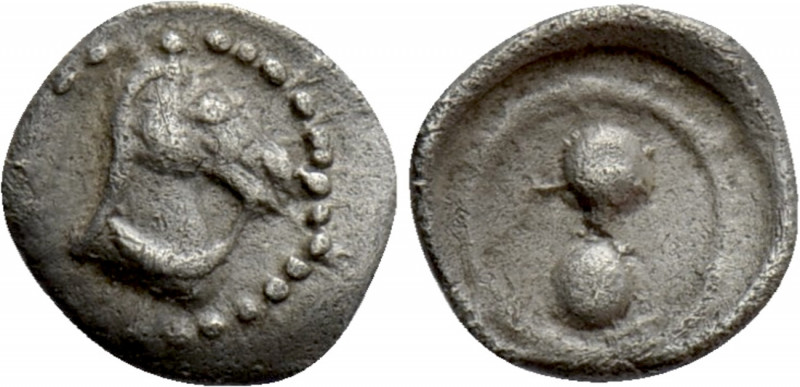 SICILY. Gela. Hexas or Dionkion (Circa 480/75-475/70 BC). 

Obv: Head of bridl...