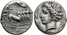 SICILY. Lilybaion (as ‘Cape of Melkart’). Tetradrachm (Circa 330-305 BC)