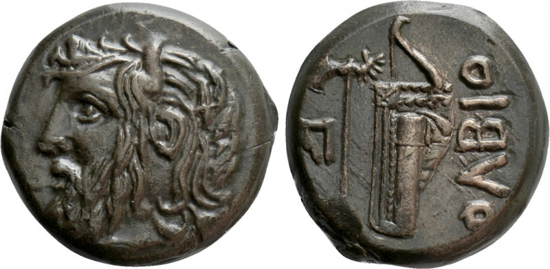 SKYTHIA. Olbia. Ae (Circa 310-280 BC). 

Obv: Horned head of Borysthenes left....