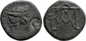 KINGS OF BOSPOROS. Polemo I (Circa 37-8 BC). Ae. Pantikapaion