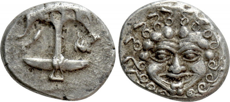 THRACE. Apollonia Pontika. Drachm (Late 5th-4th centuries BC). 

Obv: Upright ...