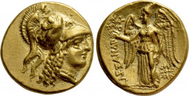 KINGS OF MACEDON. Alexander III 'the Great' (336-323 BC). GOLD Stater. Sidon