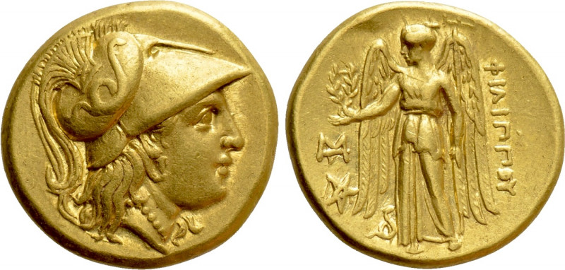 KINGS OF MACEDON. Philip III Arrhidaios (323-317 BC). GOLD Stater. Abydos.

Ob...