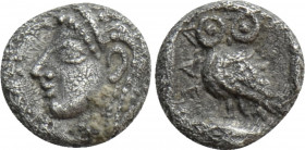 ASIA MINOR. Uncertain. Tetartemorion (Circa 5th century BC)