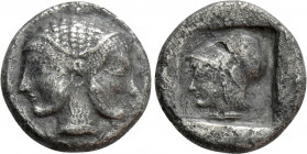 MYSIA. Lampsakos. Drachm (Circa 500-450 BC)