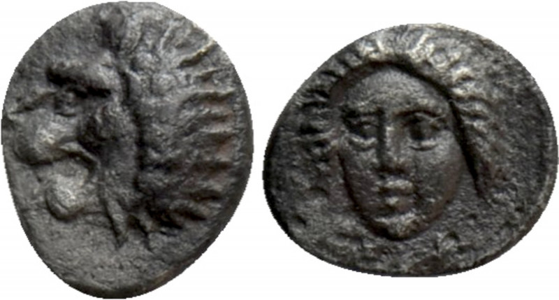 SATRAPS OF CARIA. Hekatomnos (Circa 395-353 BC). Tetartemorion. Mylasa. 

Obv:...