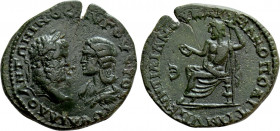MOESIA INFERIOR. Marcianopolis. Caracalla with Julia Domna (198-217) Ae Pentassarion. Quintilianus, legatus consularis