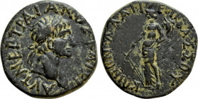 GALATIA. Koinon of Galatia. Trajan (98-117). Ae. Titus Pomponius Bassus, Presbytes