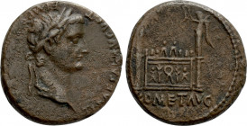TIBERIUS (Caesar, 4-14). As. Lugdunum