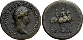NERO (54-68). Sestertius. Rome, or possibly Balkan mint