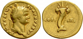 DOMITIAN (Caesar, 69-81). GOLD Aureus. Rome