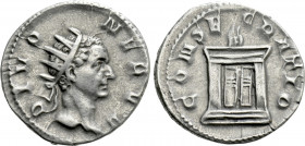 DIVUS NERVA (Died 98). Antoninianus. Rome. Struck under Trajanus Decius