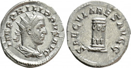 PHILIP I 'THE ARAB' (244-249). Antoninianus. Rome. Saecular Games/ 1000th Anniversary of Rome issue