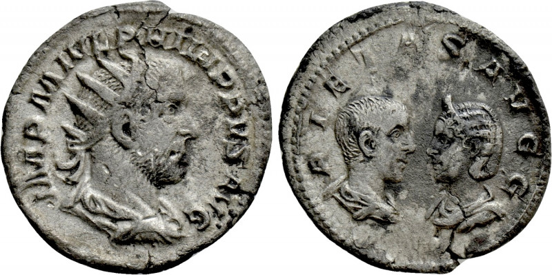 PHILIP I 'THE ARAB' (244-249). Antoninianus. Rome. 

Obv: IMP M IVL PHILIPPVS ...