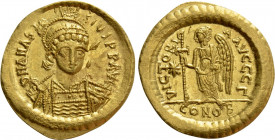 ANASTASIUS I (491-518). GOLD Solidus. Constantinople